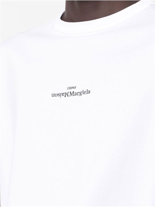T-Shirt with Distorted Logo MAISON MARGIELA | S30GC0701S22816994